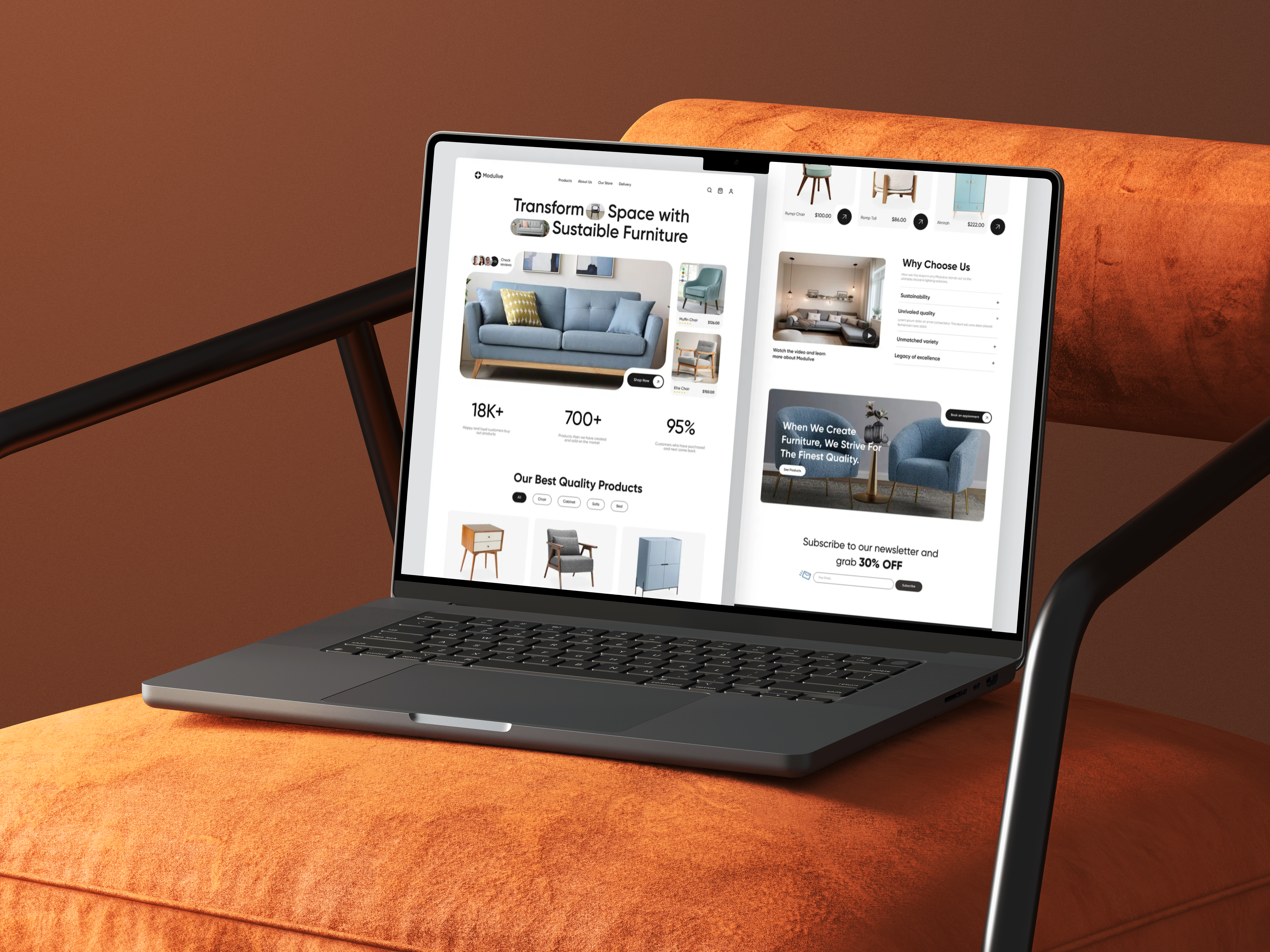 Modulive E-commerce Store Dashboard