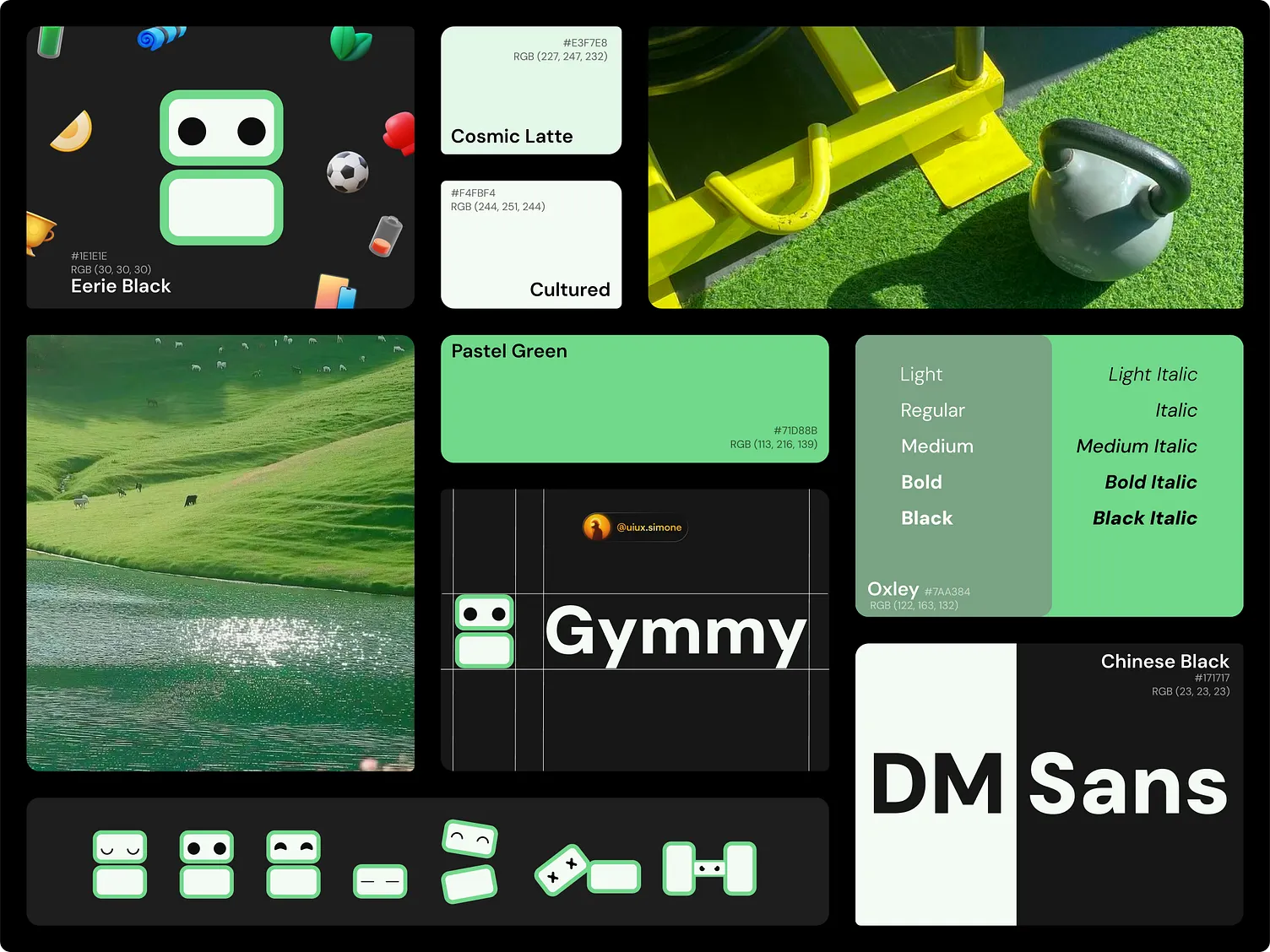 Luxe Brand Identity Moodboard